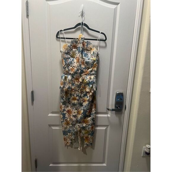 ELLIATT Lilac Dress in Blue Multi Dress wedding  Birthday Dress size S NWT$265 - Picture 6 of 9